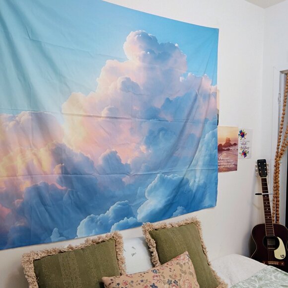 Fluffy Clouds Tapestry / Wall Art - Picture 2 of 4